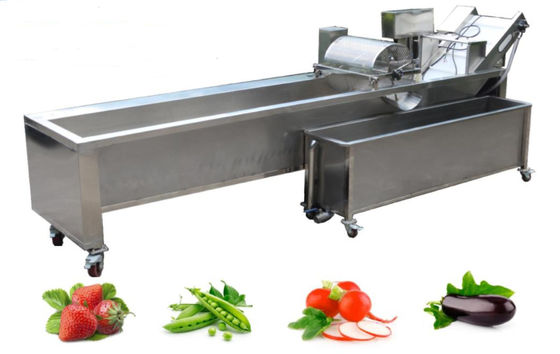 4.2KW πλυντήριο 1500kg/h φυσαλίδων φρούτων με τη συσκευή αφαίρεσης ακαθαρσιών