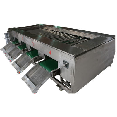 2000kg/h μηχανήματα επεξεργασίας τροφίμων, φυτικός ταξινομώντας εξοπλισμός φρούτων