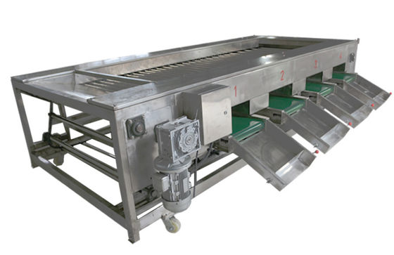 2000kg/h μηχανήματα επεξεργασίας τροφίμων, φυτικός ταξινομώντας εξοπλισμός φρούτων